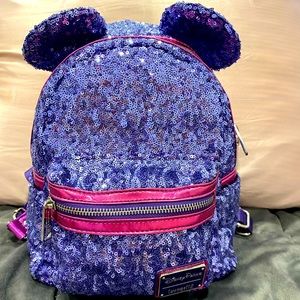 Purple Potion Disney Parks Loungefly Mini Backback